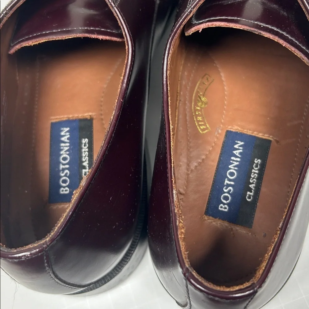 Bostonian Classics 20398 First Flex Men's Oxford Leather Shoes - Dark Burgundy